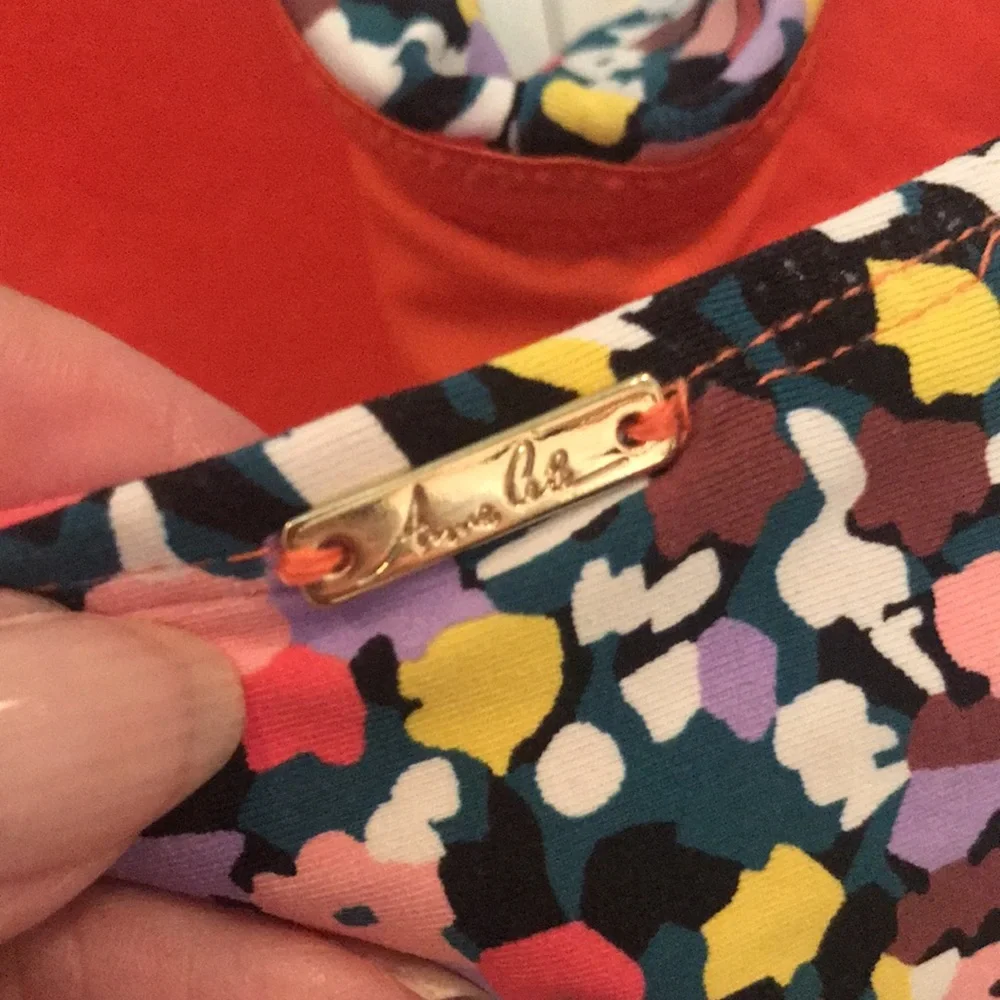 Anne Cole Multi Twist Shirred Bandeau One Piece Swimsuit Size 16 - Picture 7 of 8